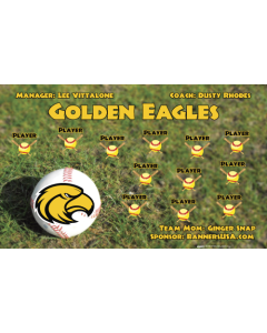 So Miss Golden Eagles College 13oz Vinyl Team Banner DIY Live Designer