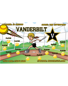 Vanderbilt Commodores College 13oz Vinyl Team Banner DIY Live Designer