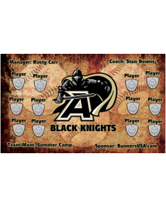 Army Black Knights College Vinyl Team Banner Live Designer