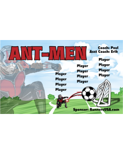 Ant-Men Soccer 13oz Vinyl Team Banner DIY Live Designer