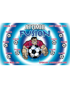 Atomic Fusion Soccer 13oz Vinyl Team Banner DIY Live Designer