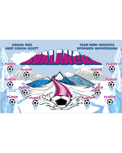 Avalanche Soccer 13oz Vinyl Team Banner DIY Live Designer