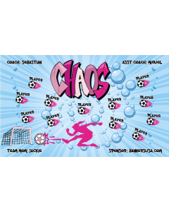 Chaos Soccer 13oz Vinyl Team Banner DIY Live Designer