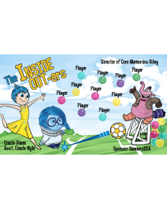 Inside Out-ers Soccer 13oz Vinyl Team Banner DIY Live Designer