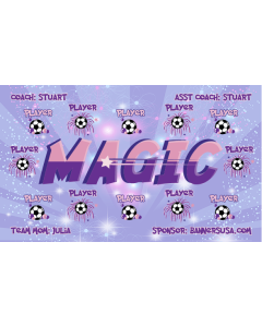 Magic Soccer 13oz Vinyl Team Banner DIY Live Designer