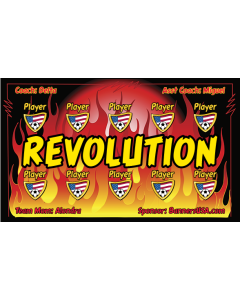 Revolution Soccer 13oz Vinyl Team Banner DIY Live Designer