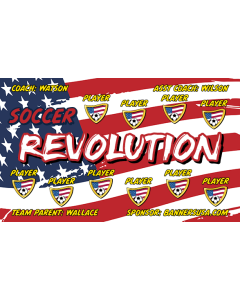 Soccer Revolution Soccer 13oz Vinyl Team Banner DIY Live Designer