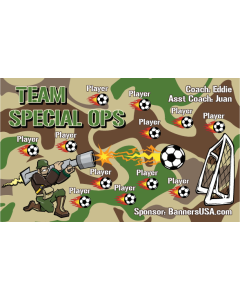 Team Special Ops Soccer 13oz Vinyl Team Banner DIY Live Designer