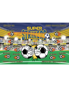 Super Strikers Soccer 13oz Vinyl Team Banner DIY Live Designer