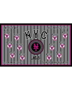 Mets City Connect Baseball 13oz Vinyl Team Banner DIY Live Designer