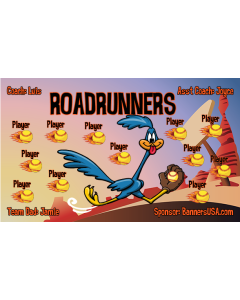 Roadrunners Softball 13oz Vinyl Team Banner DIY Live Designer