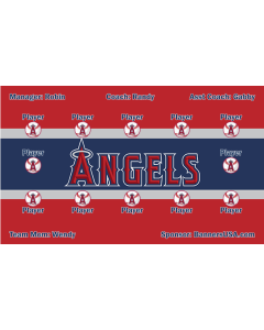 Angels Major League 13oz Vinyl Team Banner DIY Live Designer