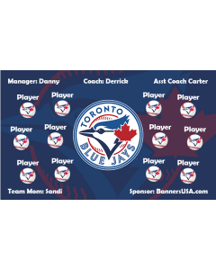 Blue Jays Major League 13oz Vinyl Team Banner DIY Live Designer