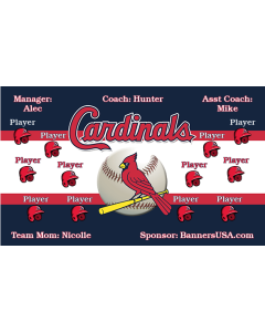 Cardinals Major League 13oz Vinyl Team Banner DIY Live Designer