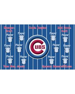 Cubs Major League 13oz Vinyl Team Banner DIY Live Designer