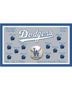 Dodgers Major League 13oz Vinyl Team Banner DIY Live Designer