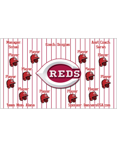 Reds Major League 13oz Vinyl Team Banner DIY Live Designer