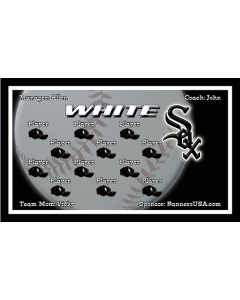 White Sox Major League 13oz Vinyl Team Banner DIY Live Designer