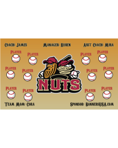 Nuts Minor League 13oz Vinyl Team Banner DIY Live Designer