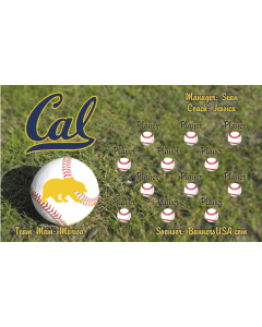 Cal Berkeley Bears College 13oz Vinyl Team Banner DIY Live Designer