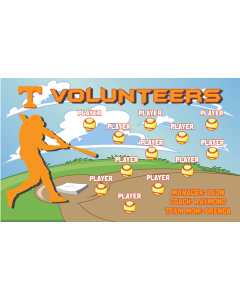 Tennessee Volunteers College 13oz Vinyl Team Banner DIY Live Designer