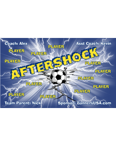Aftershock Soccer 13oz Vinyl Team Banner E-Z Order