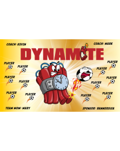 Dynamite Soccer 13oz Vinyl Team Banner E-Z Order