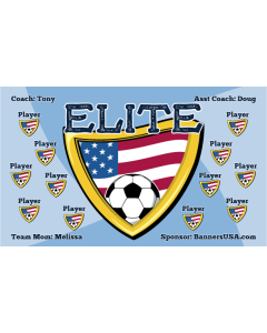 Elite Soccer 13oz Vinyl Team Banner E-Z Order