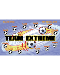 Team Extreme Soccer 13oz Vinyl Team Banner E-Z Order