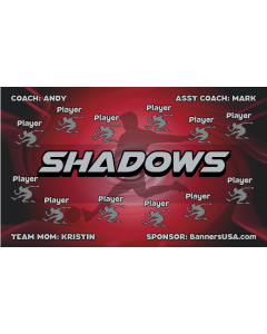 Shadows Soccer 13oz Vinyl Team Banner E-Z Order