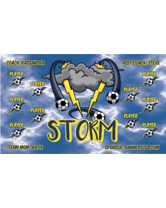 Storm Soccer 13oz Vinyl Team Banner E-Z Order