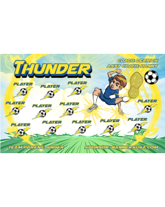 Thunder Soccer 13oz Vinyl Team Banner E-Z Order