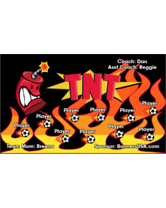 TNT Soccer 13oz Vinyl Team Banner E-Z Order