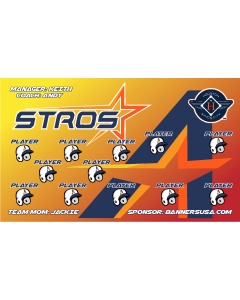 Astros City Connect Baseball 13oz Vinyl Team Banner E-Z Order
