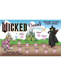 Wicked Softball 13oz Vinyl Team Banner E-Z Order