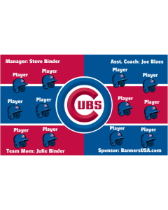 Cubs Major League Vinyl Team Banner E-Z Order
