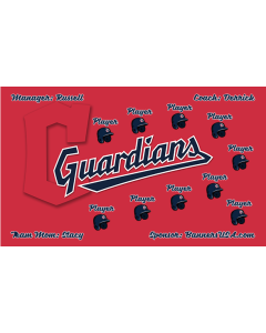 Guardians Major League 13oz Vinyl Team Banner E-Z Order