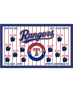 Rangers Major League 13oz Vinyl Team Banner E-Z Order