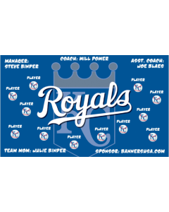 Royals Major League 13oz Vinyl Team Banner E-Z Order