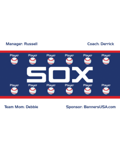 White Sox Major League 13oz Vinyl Team Banner E-Z Order