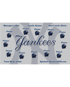 Yankees Major League 13oz Vinyl Team Banner E-Z Order