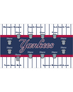 Yankees Major League 13oz Vinyl Team Banner E-Z Order