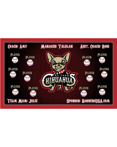 Chihuahuas Minor League Vinyl Team Banner E-Z Order