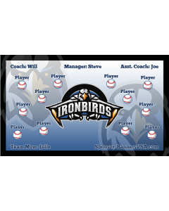 Ironbirds Minor League 13oz Vinyl Team Banner E-Z Order