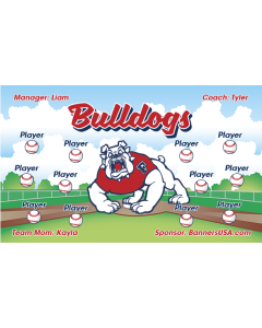 Fresno State Bulldogs College 13oz Vinyl Team Banner E-Z Order