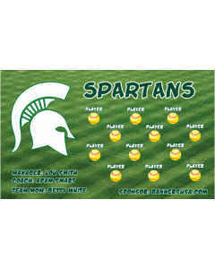 Michigan State Spartans College Vinyl Team Banner E-Z Order