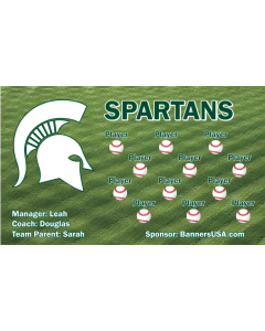 Michigan State Spartans College 13oz Vinyl Team Banner E-Z Order