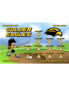 So Miss Golden Eagles College 13oz Vinyl Team Banner E-Z Order
