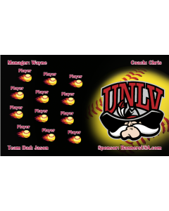 UNLV Rebels College 13oz Vinyl Team Banner E-Z Order