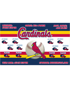 Cardinals Major League Vinyl Team Banner Live Designer